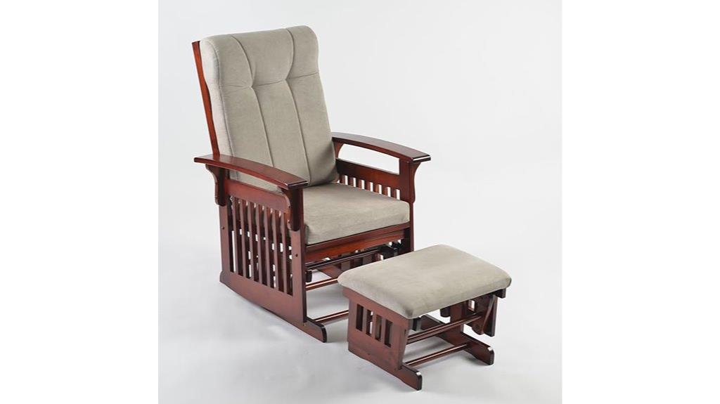 solid wood glider set