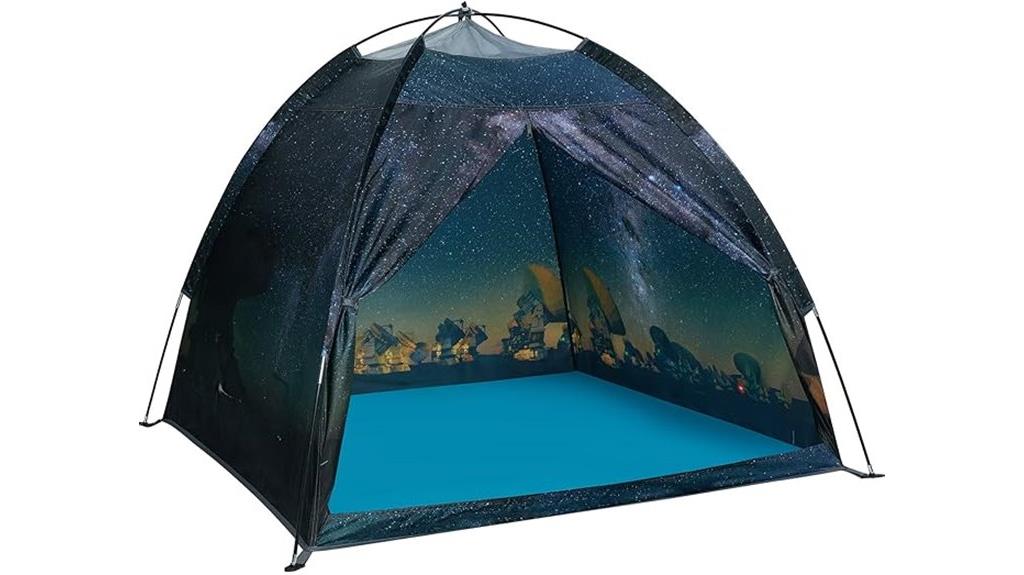 space themed kids play tent