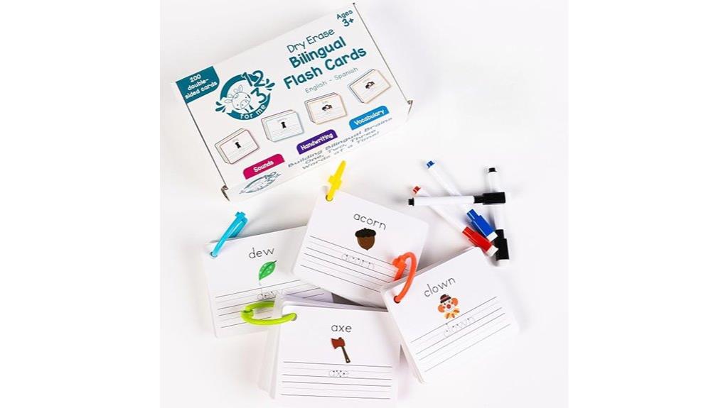 spanish flash cards for children