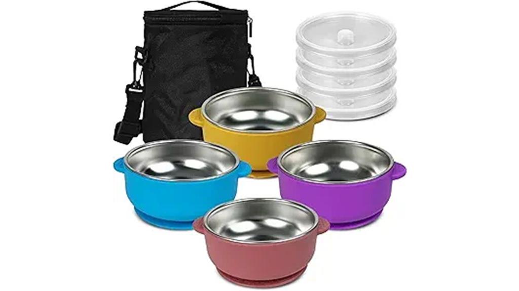 stainless steel toddler bowl