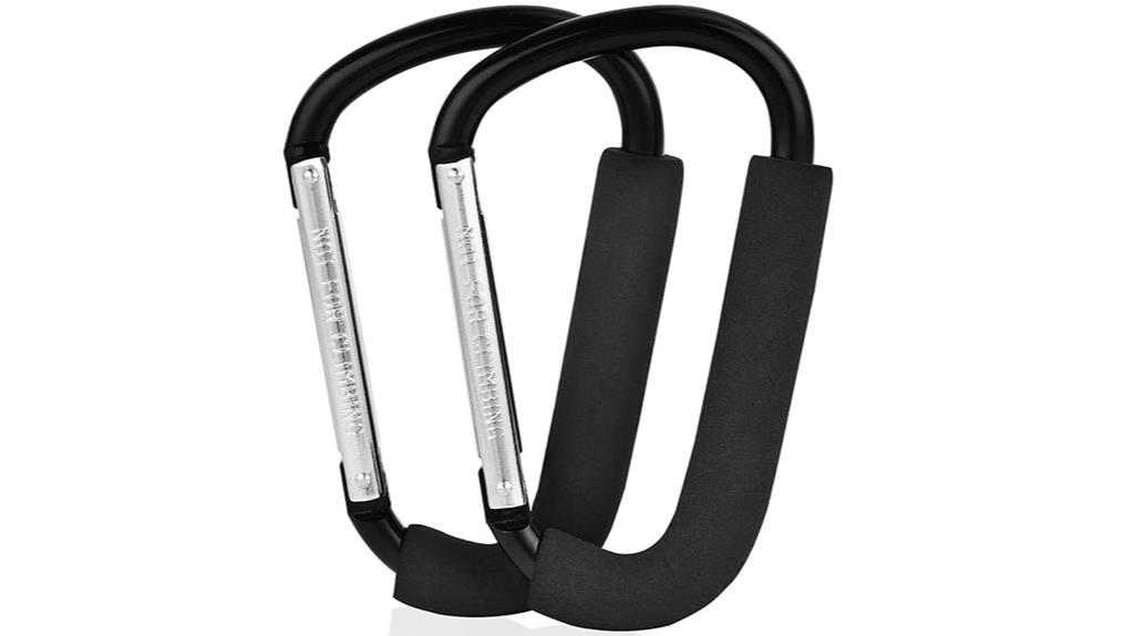 stroller hooks with carabiners