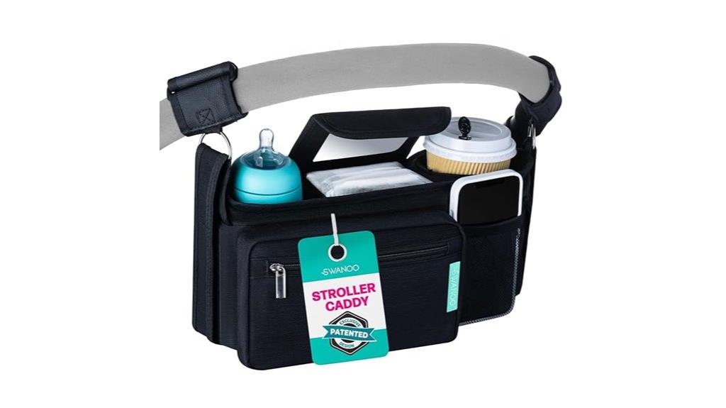 stroller organizer with cup