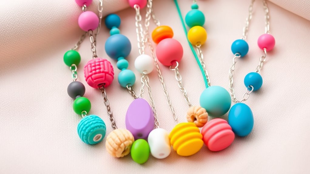stylish stress relief chew necklaces