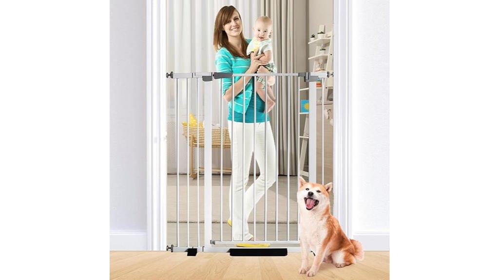 tall baby gate auto close