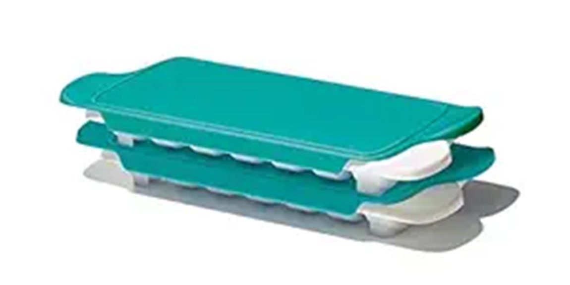 teal baby food freezer