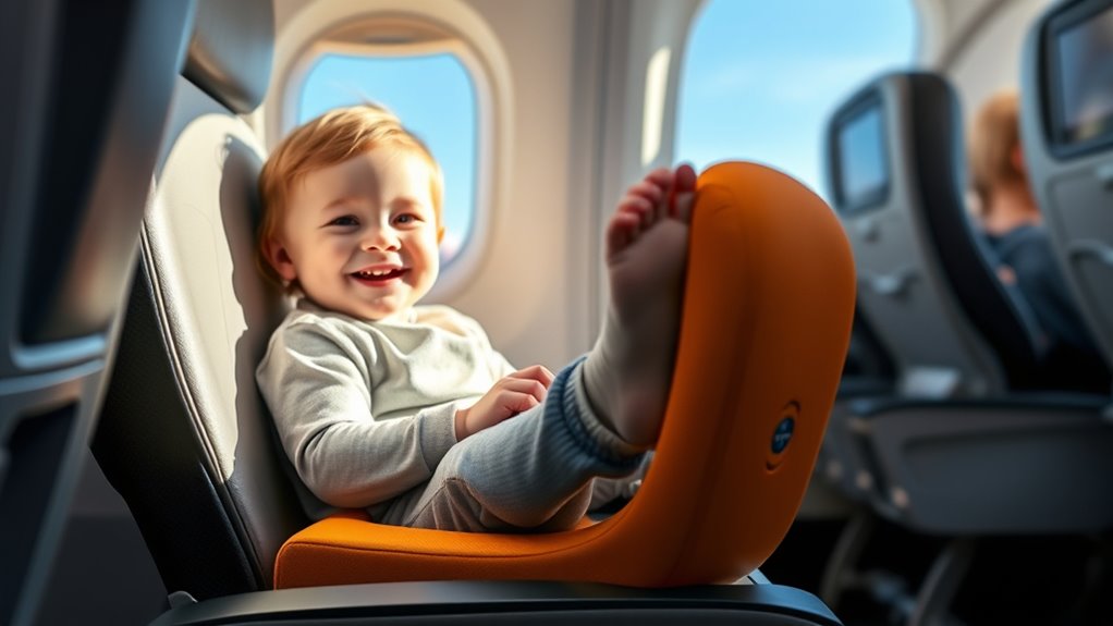 toddler airplane footrest options
