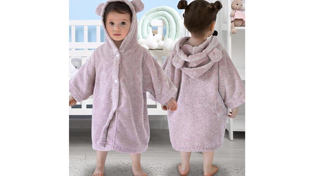 toddler bear ear poncho