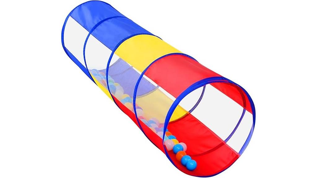 toddler dog play tunnel