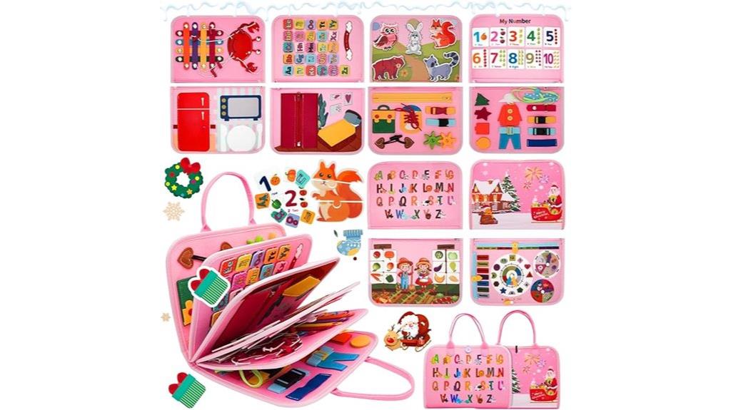 toddler educational activity board