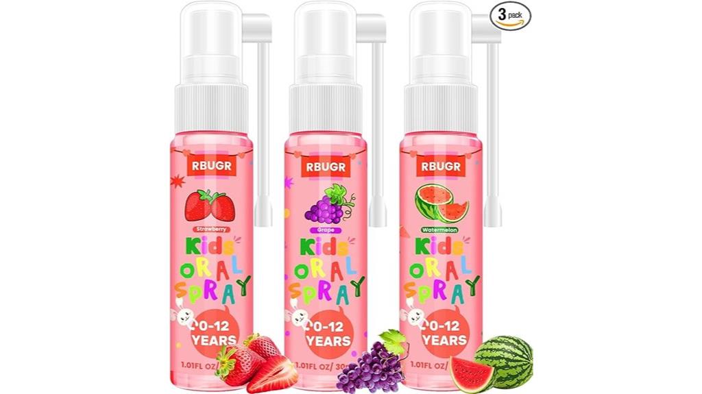 toddler oral spray pack