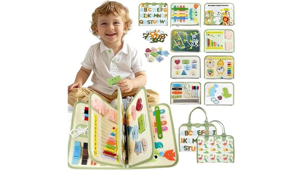 toddler sensory activity board