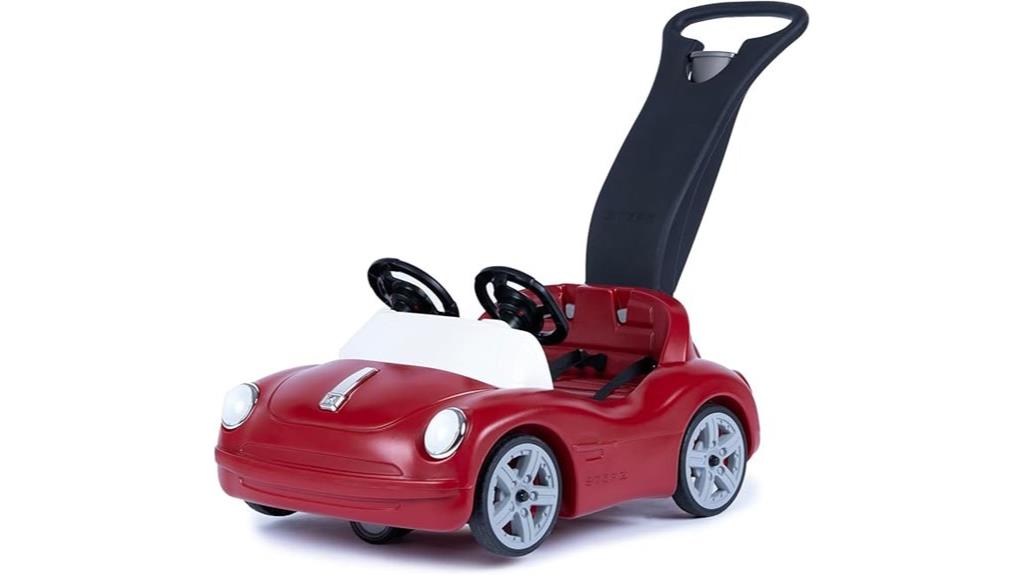 toddler side by side push car