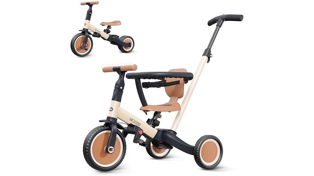 toddler tricycle with push