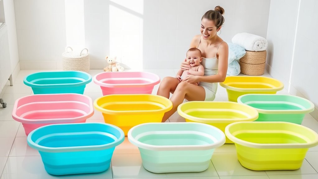 top collapsible baby bathtubs