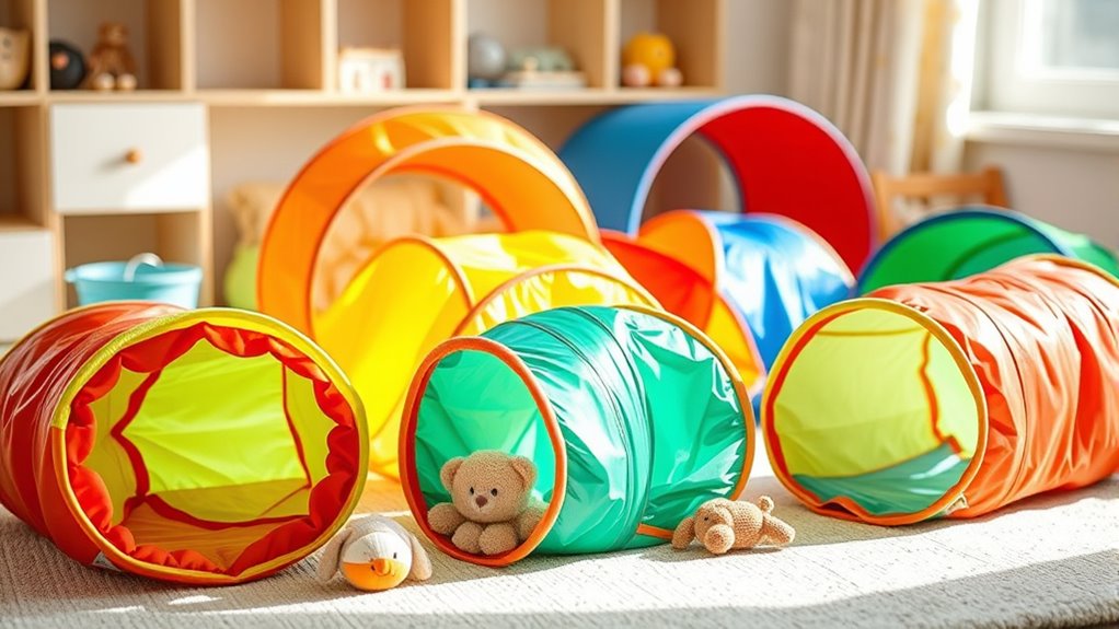 top collapsible play tunnels