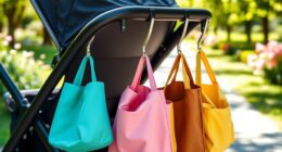 top diaper bag stroller hooks