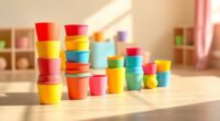 top silicone stacking cups