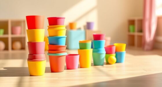 top silicone stacking cups