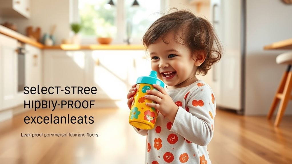 top spill proof sippy cups