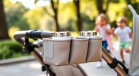 top stroller organizer with cups