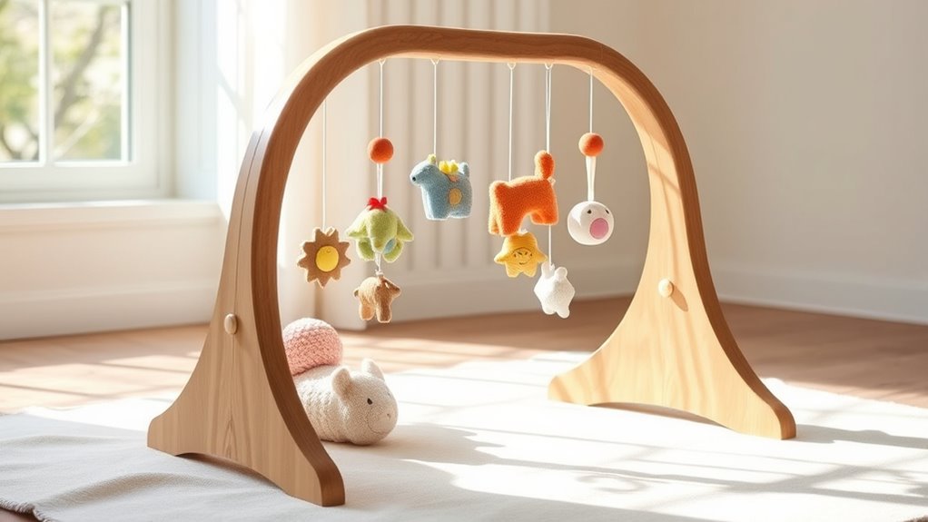 top wooden baby gyms