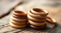 top wooden stacking rings