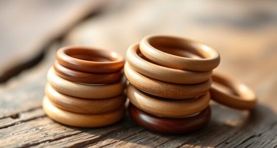top wooden stacking rings