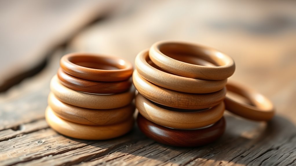 top wooden stacking rings