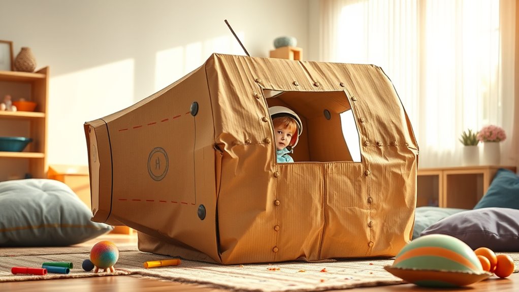 transforming cardboard into adventure