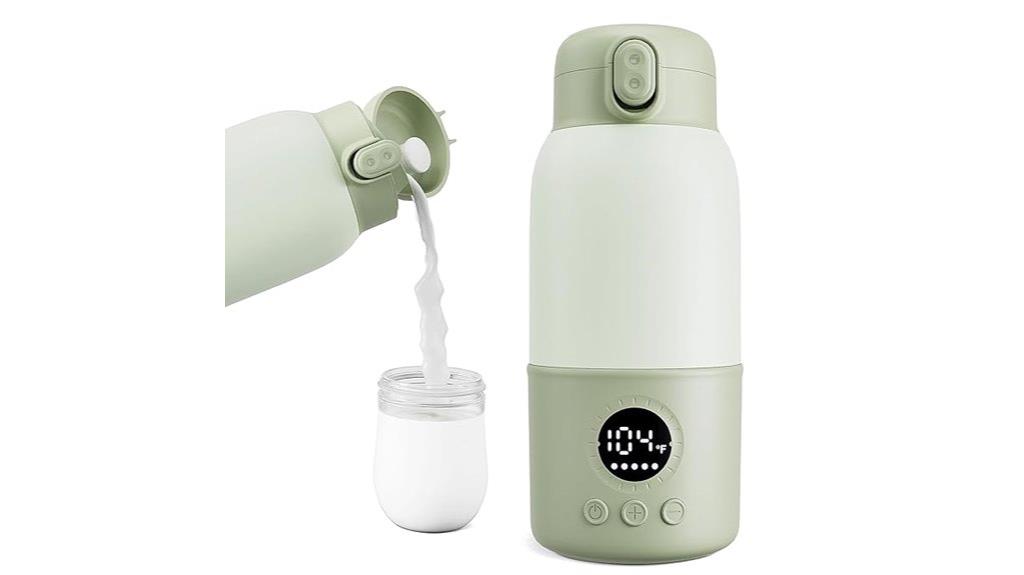 travel friendly baby bottle warmer