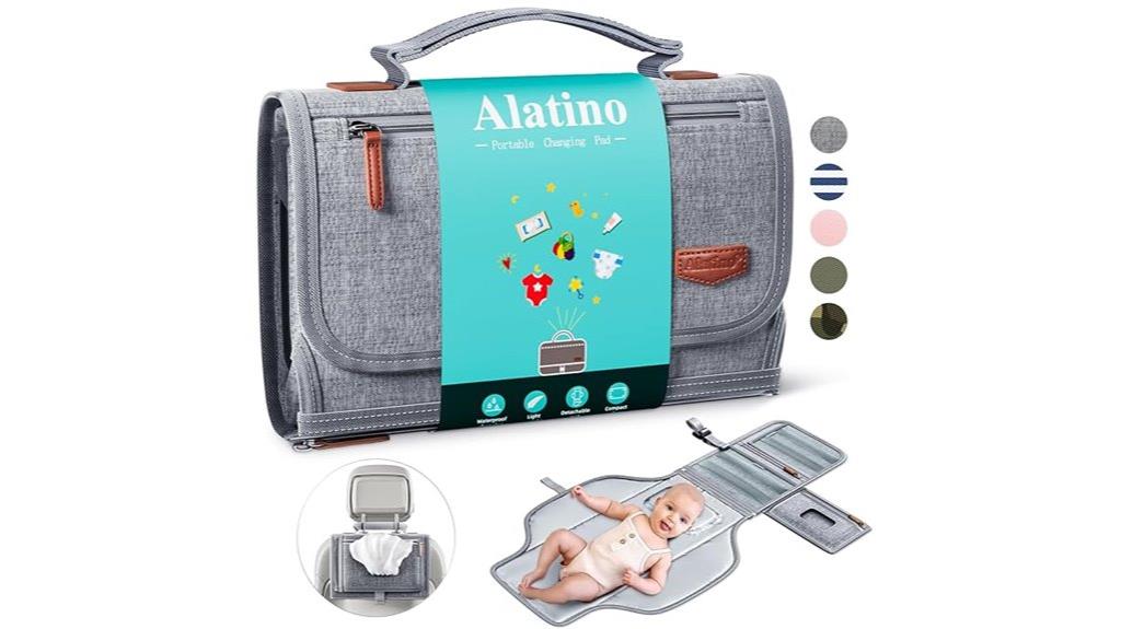 travel friendly baby changing pad