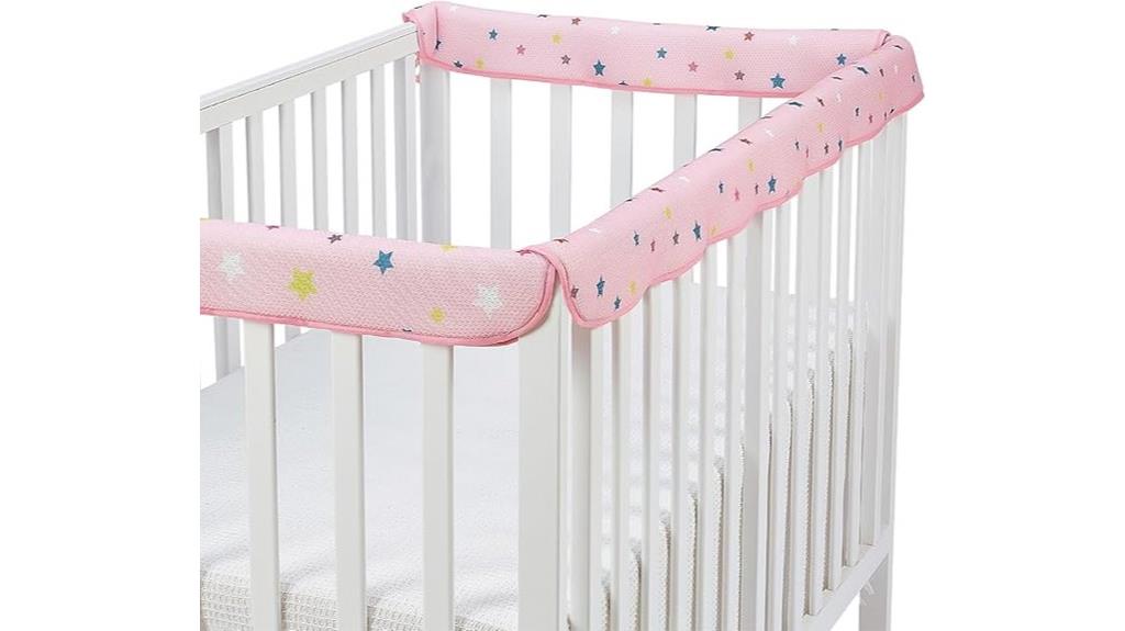 triple function crib rail cover