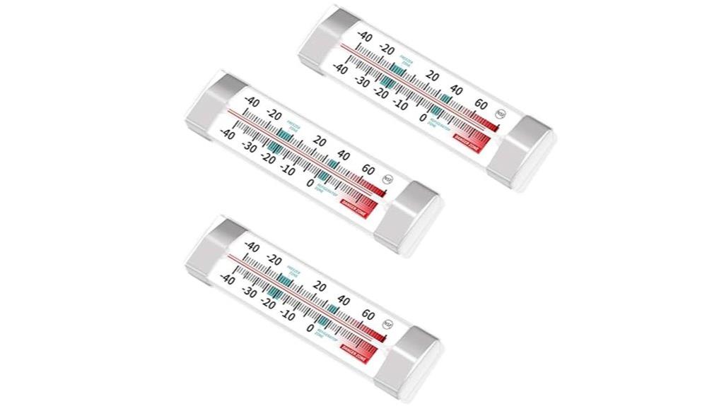 triple pack fridge thermometers