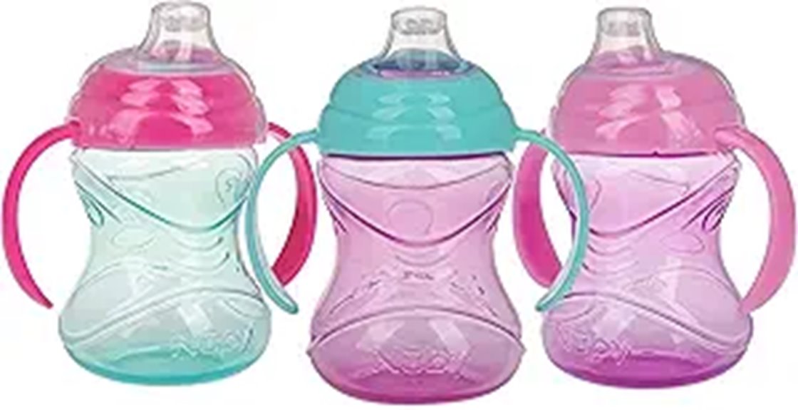 triple pack no spill cups