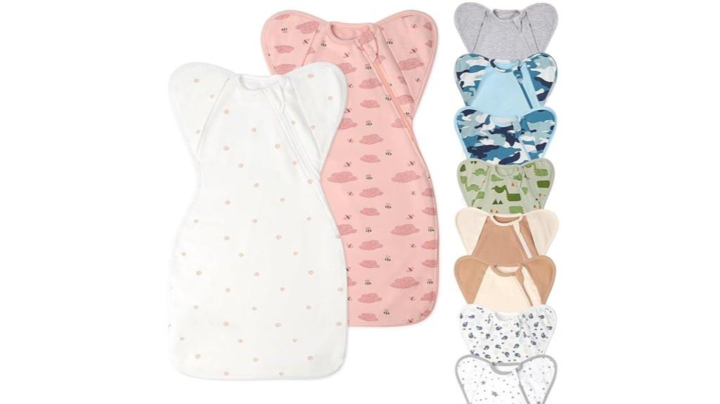 two pack swaddle sleep sacks