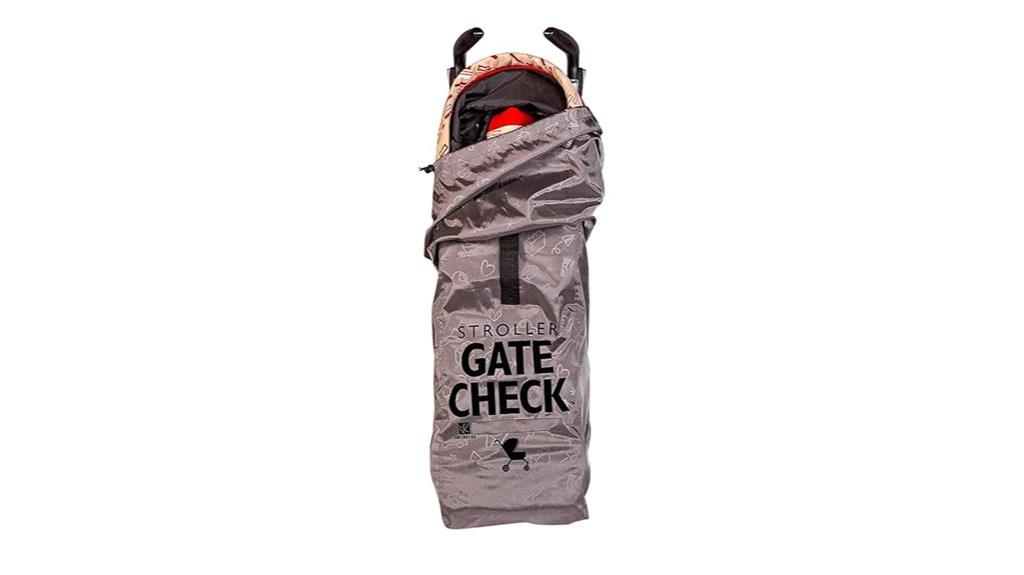 umbrella stroller gate check