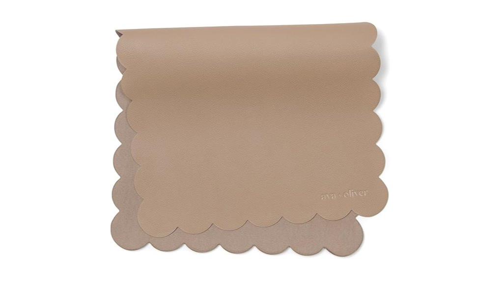 vegan leather changing mat