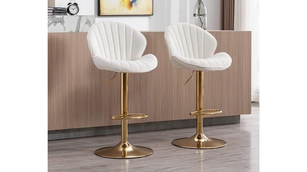 velvet swivel bar stools