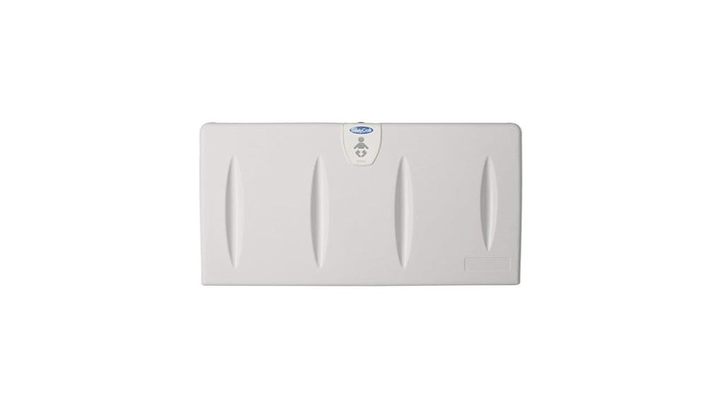 wall mounted baby changing station