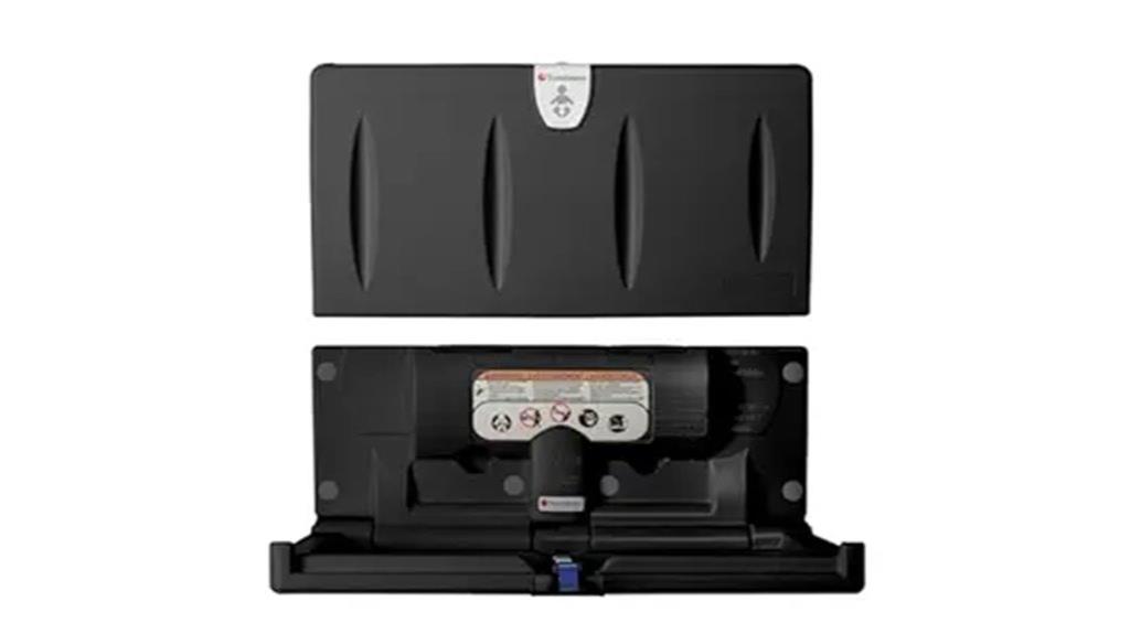 wall mounted baby changing station