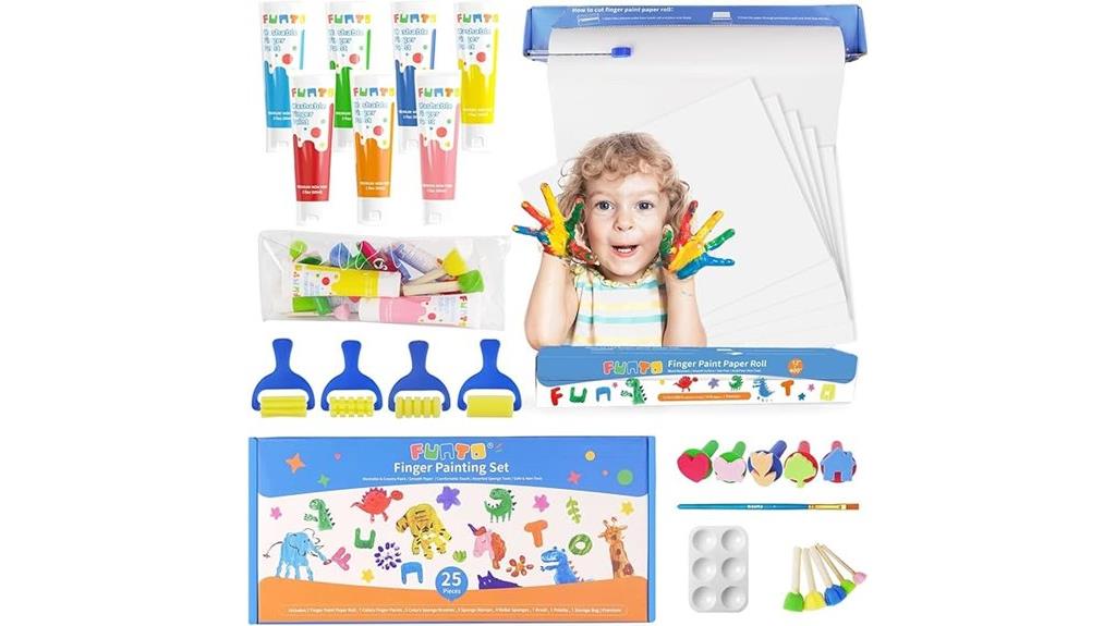 washable toddler finger paint
