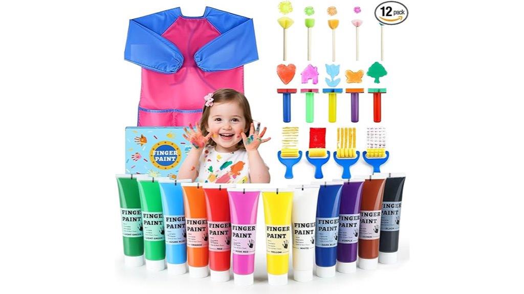 washable toddler finger paint