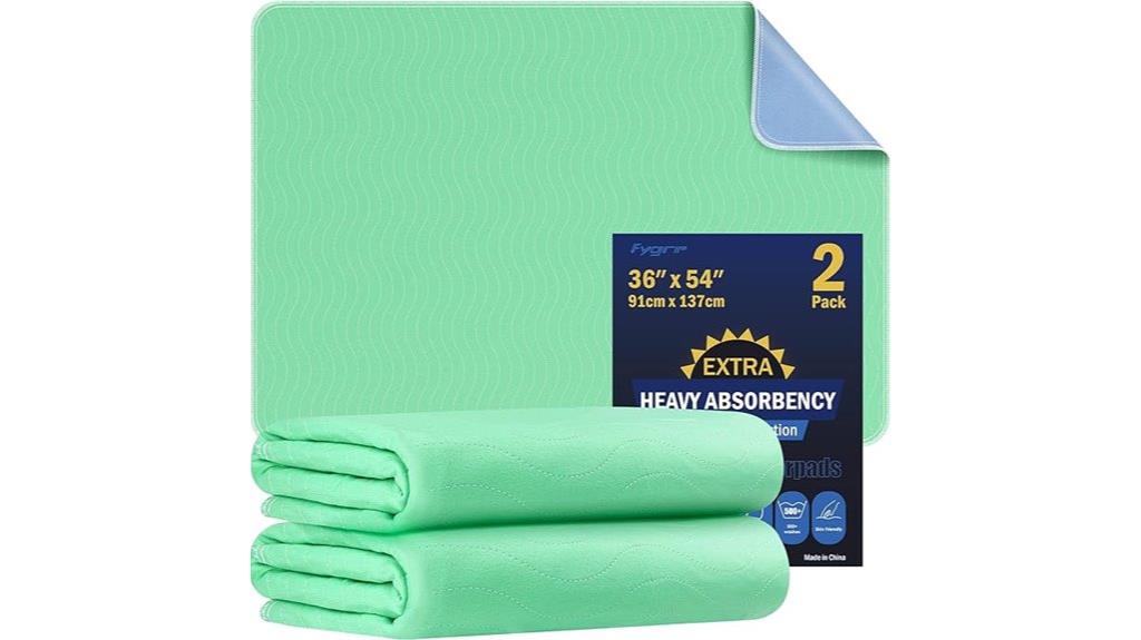 washable waterproof underpads pack