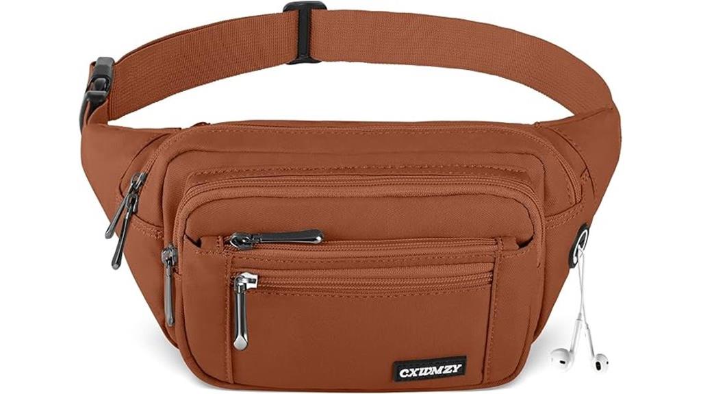 waterproof multi pocket waist bag