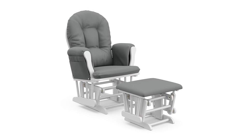 white and gray glider
