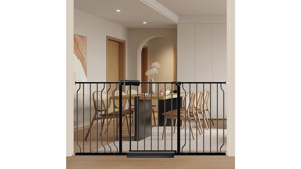 wide doorway baby gate