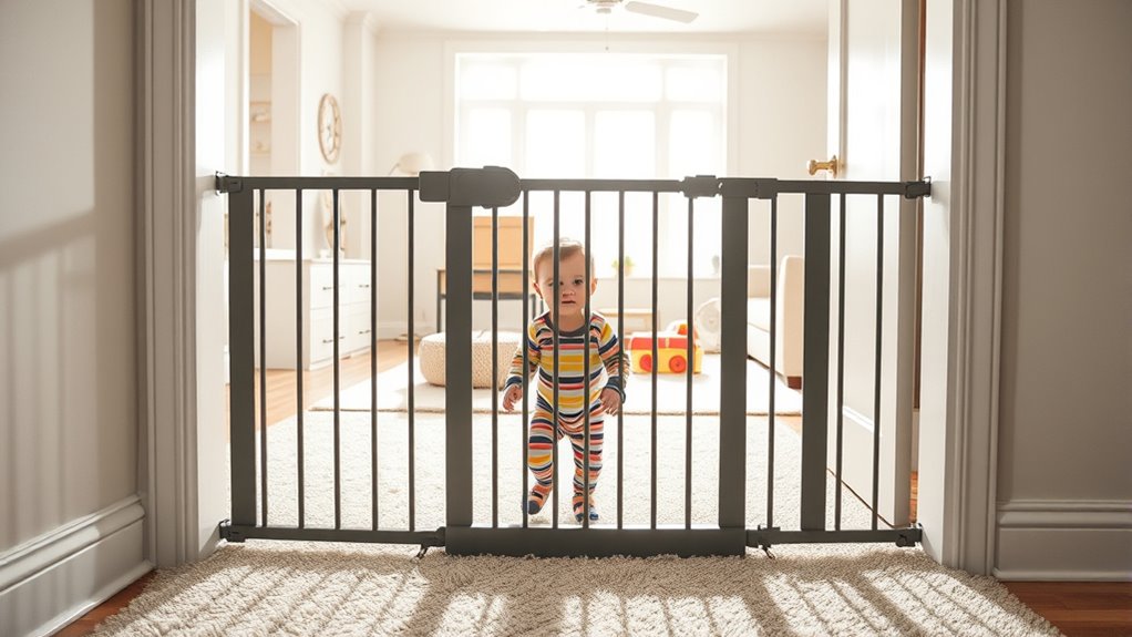 wide doorway baby gates