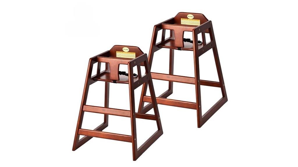 wooden baby high chairs