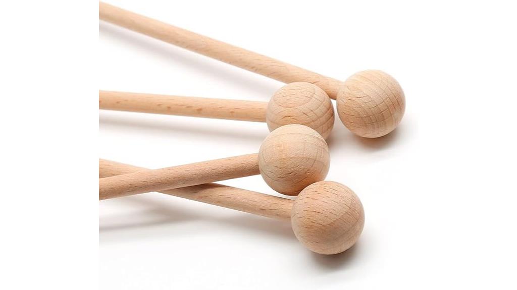 wooden instrument mallets