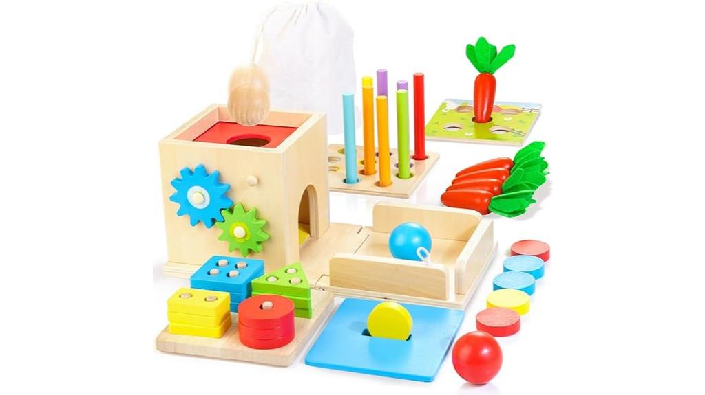 wooden montessori baby toys